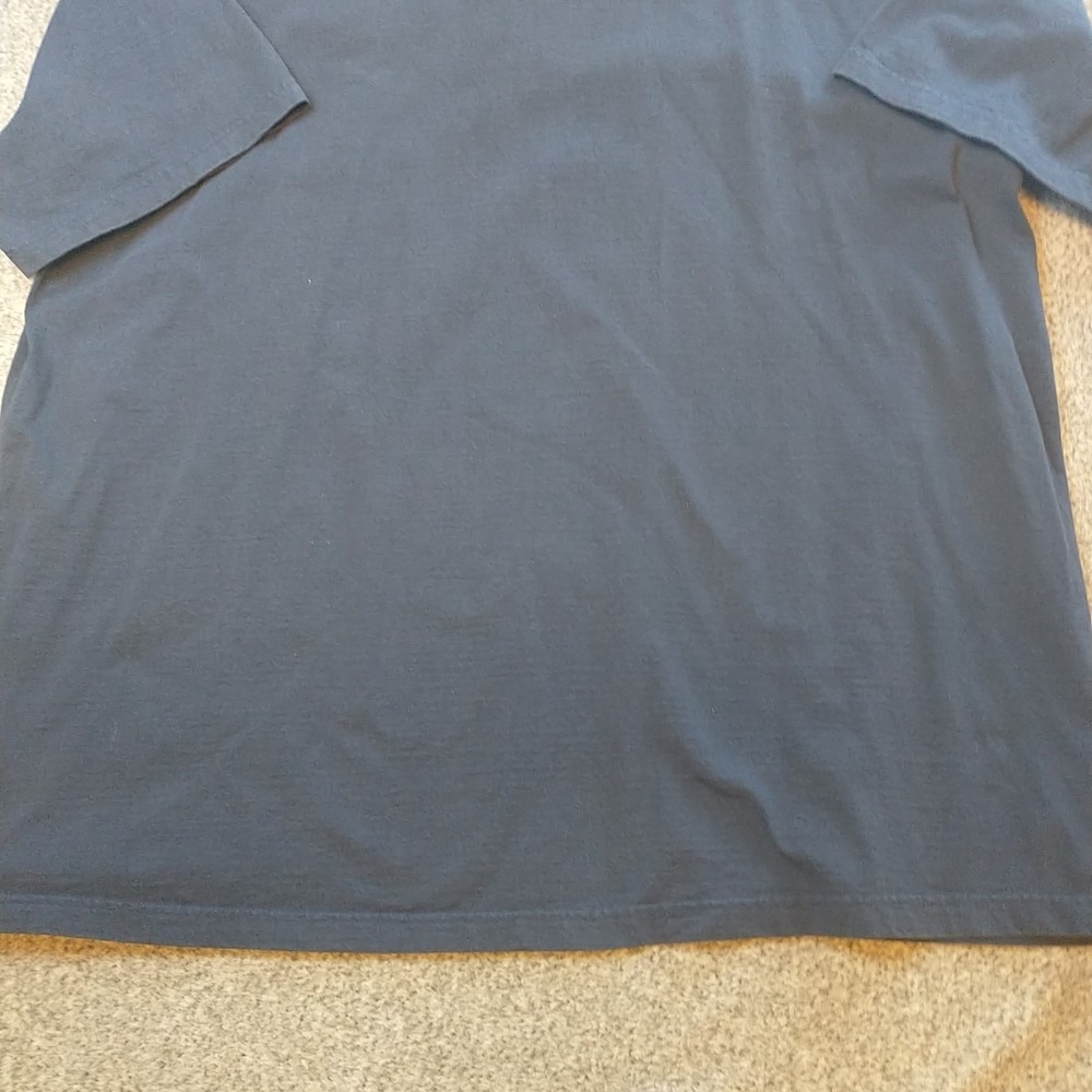 Carhartt Mens 4XL Navy Blue Short Sleeve Henley Pocket T-Shirt Original Fit - Picture 14 of 16
